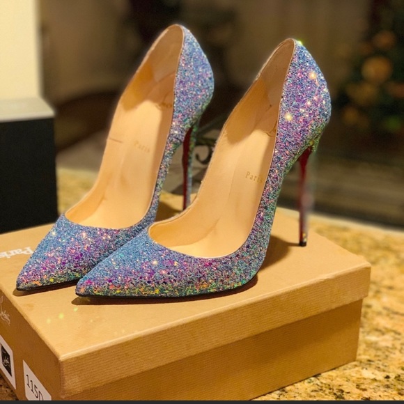 christian louboutin so kate 120 glitter dragonfly